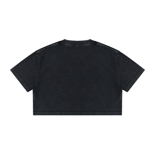 Rhyno Elite RE Crown Women’s Mineral Wash Cotton Crop T-Shirt