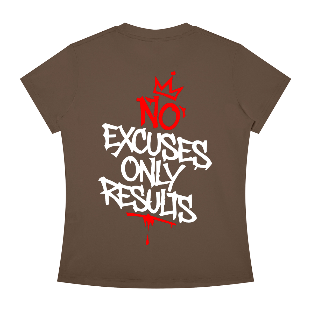 Rhyno Elite RE Crown No Excuses Women’s Slim Fit Crewneck T-Shirt