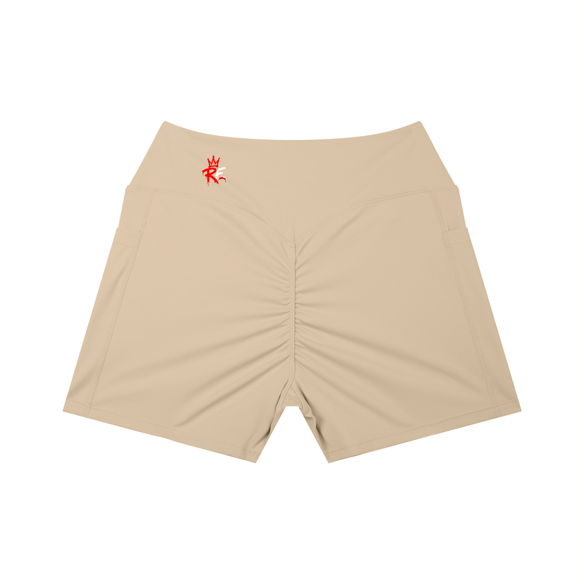Rhyno Elite RE Crown Women’s High-Rise Pocket Yoga Shorts