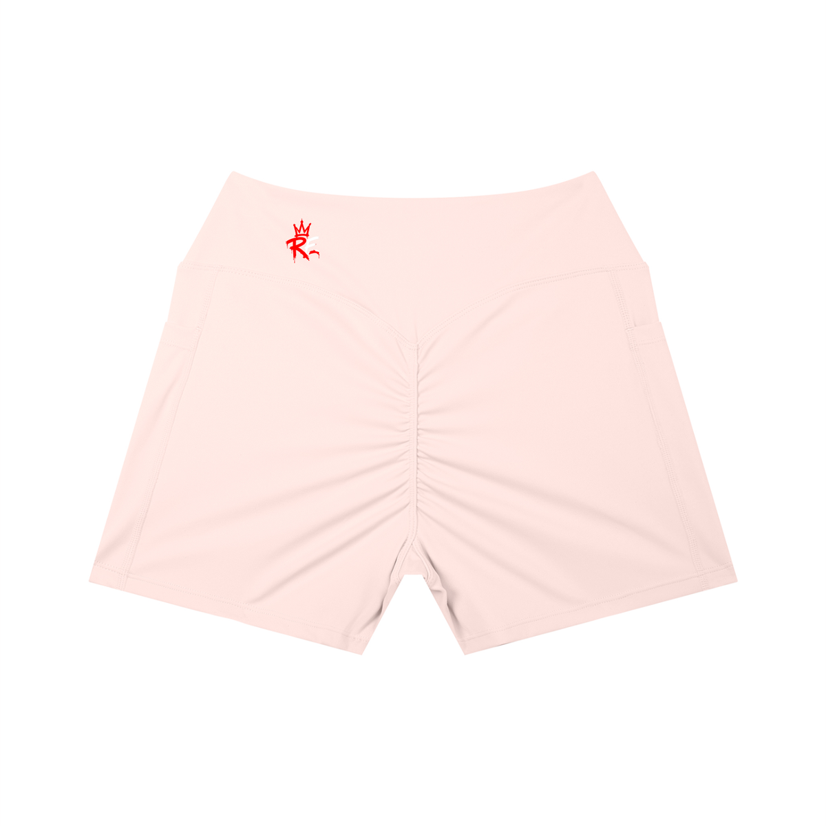 Rhyno Elite RE Crown Women’s High-Rise Pocket Yoga Shorts
