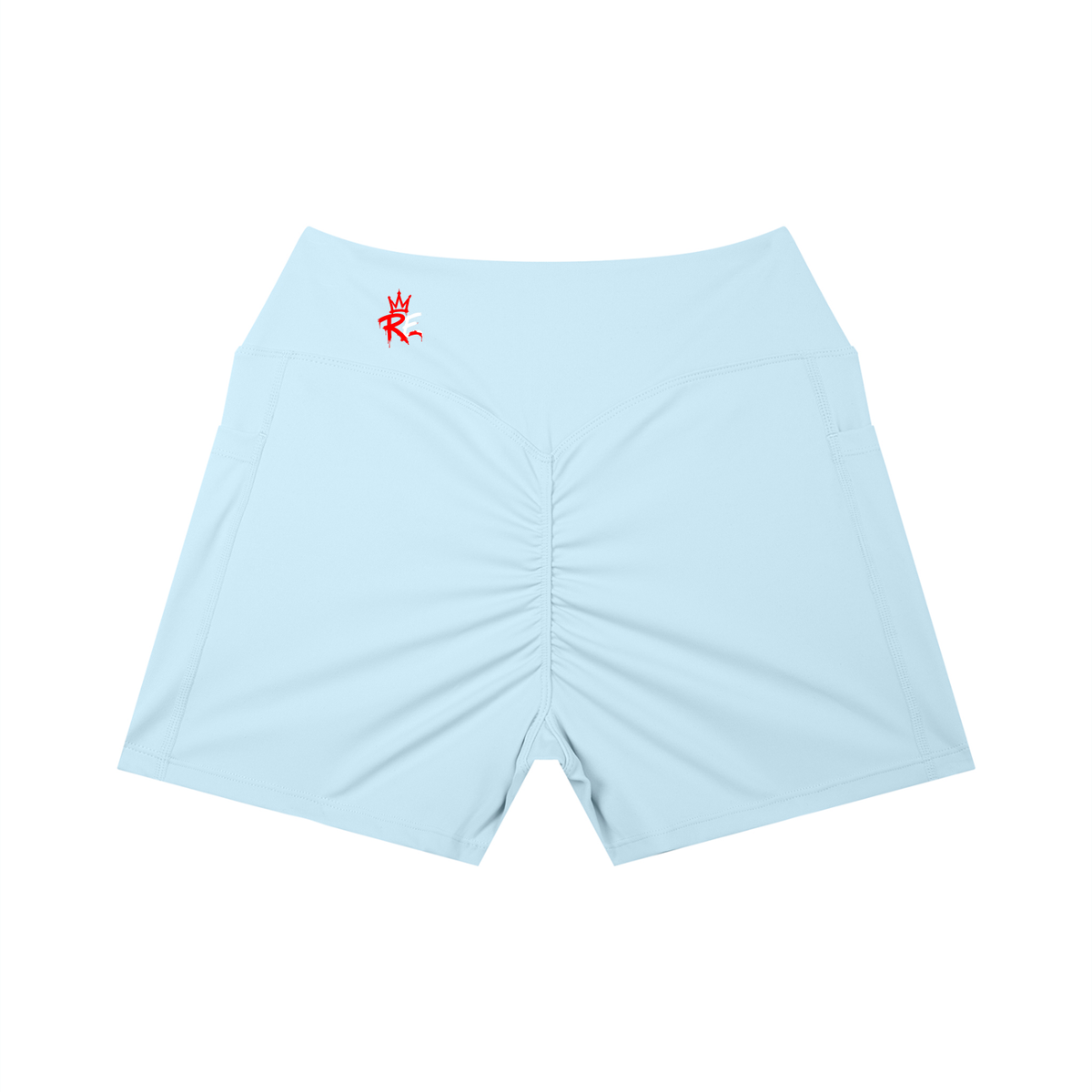 Rhyno Elite RE Crown Women’s High-Rise Pocket Yoga Shorts