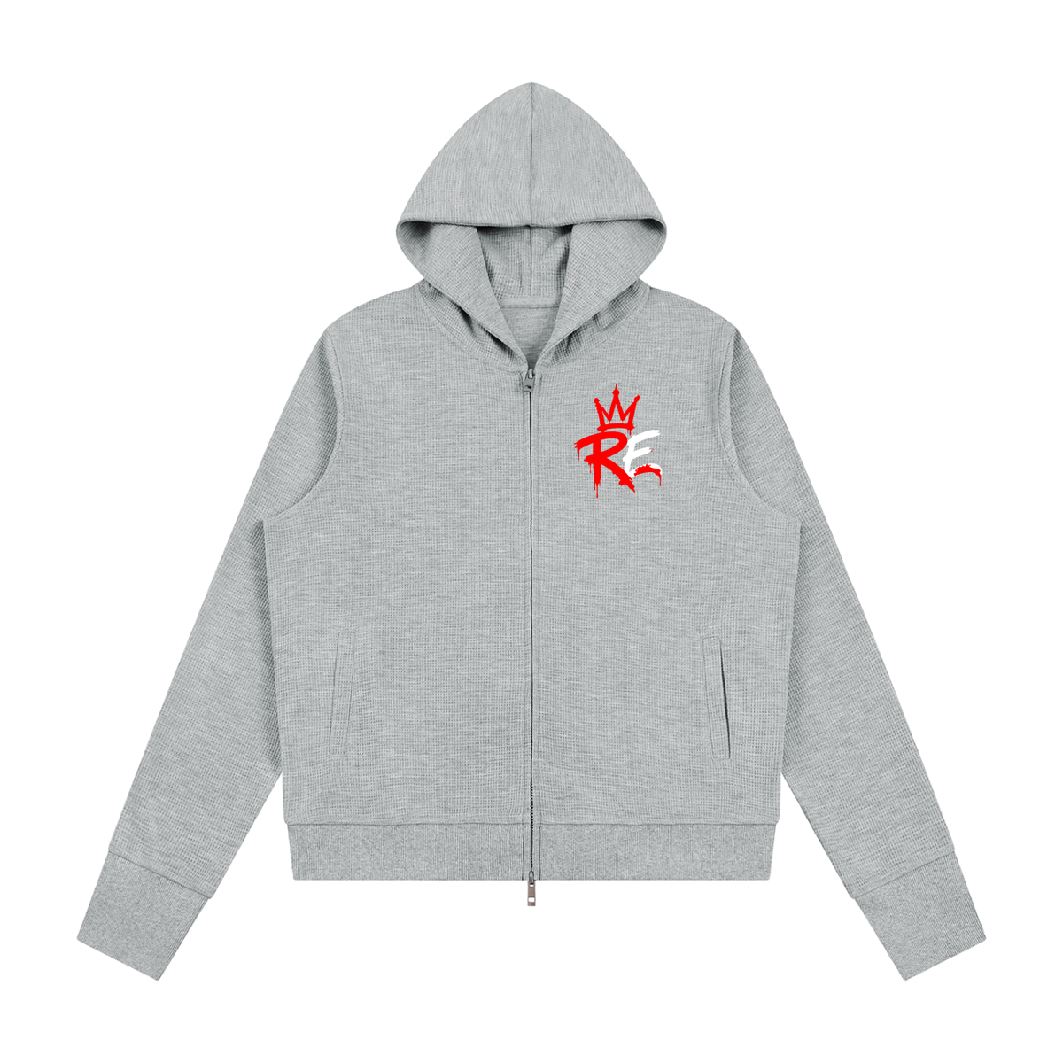 Rhyno Elite Crown RE Women’s Waffle Full-Zip Hoodie