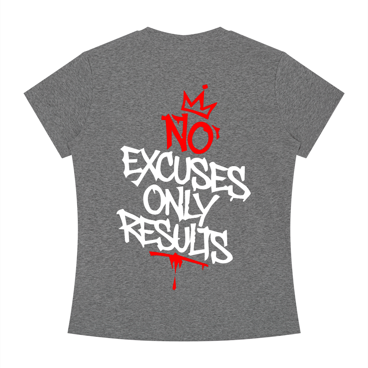 Rhyno Elite RE Crown No Excuses Women’s Slim Fit Crewneck T-Shirt