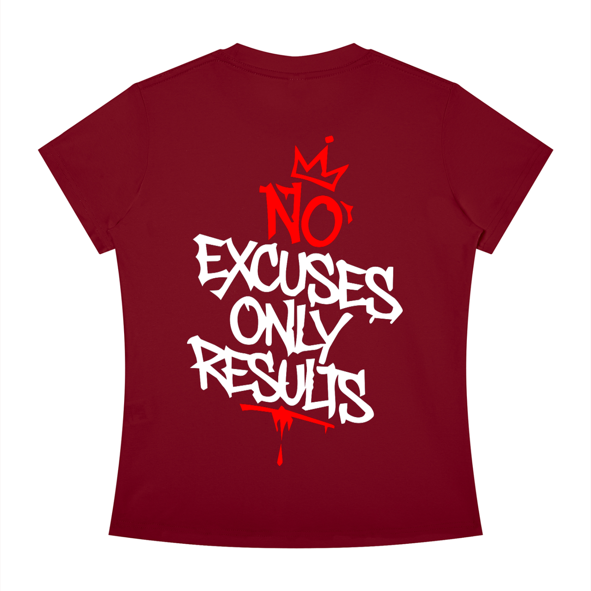Rhyno Elite RE Crown No Excuses Women’s Slim Fit Crewneck T-Shirt