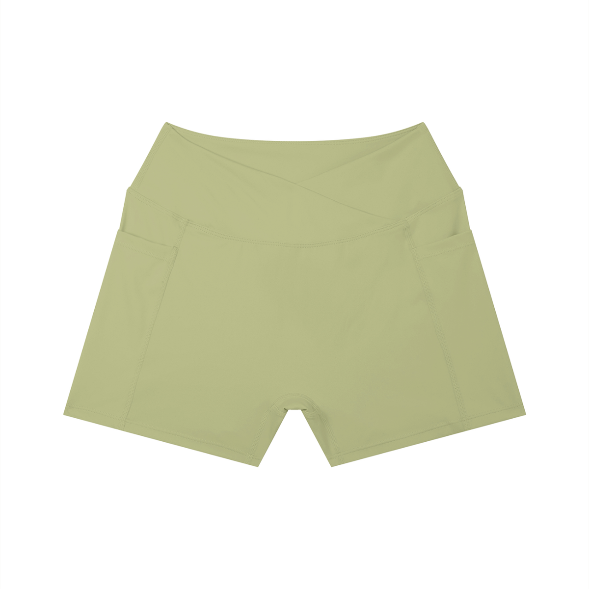 Rhyno Elite RE Crown Women’s High-Rise Pocket Yoga Shorts
