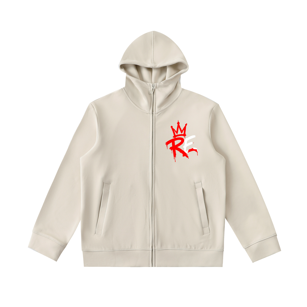 Rhyno Elite RE Crown Heavyweight High Neck Zip-Up Hoodie