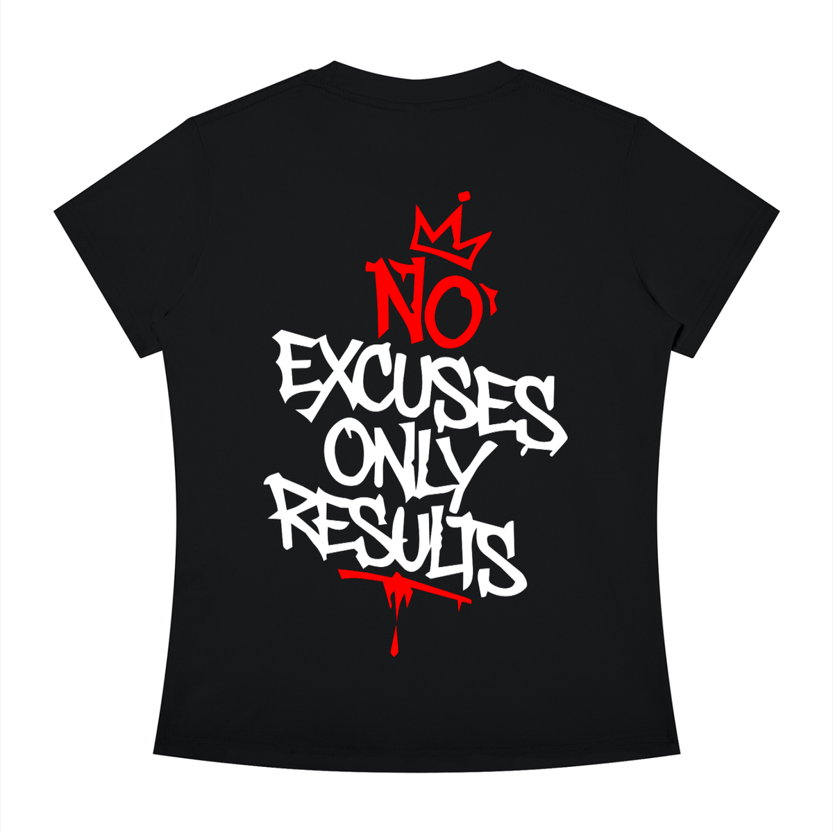 Rhyno Elite RE Crown No Excuses Women’s Slim Fit Crewneck T-Shirt