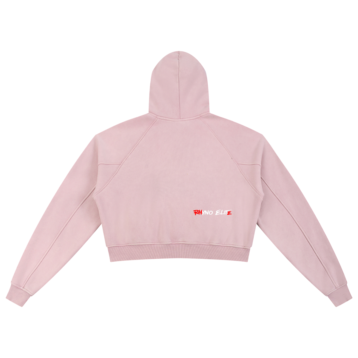 Rhyno Elite Crown RE Snow Washed Cropped Hoodie