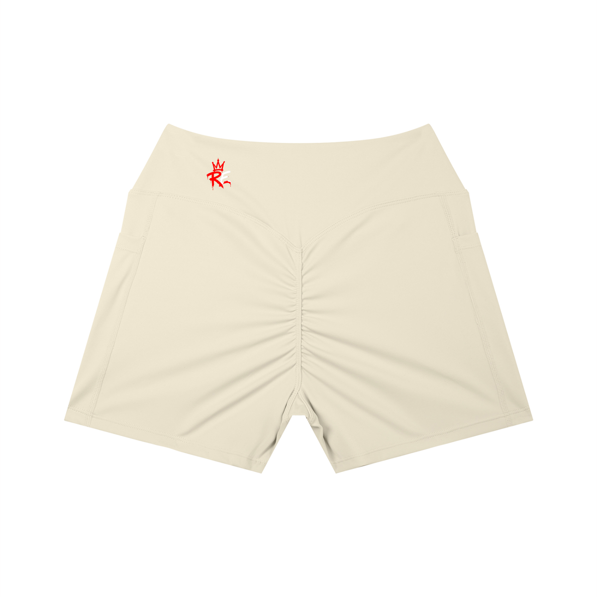 Rhyno Elite RE Crown Women’s High-Rise Pocket Yoga Shorts