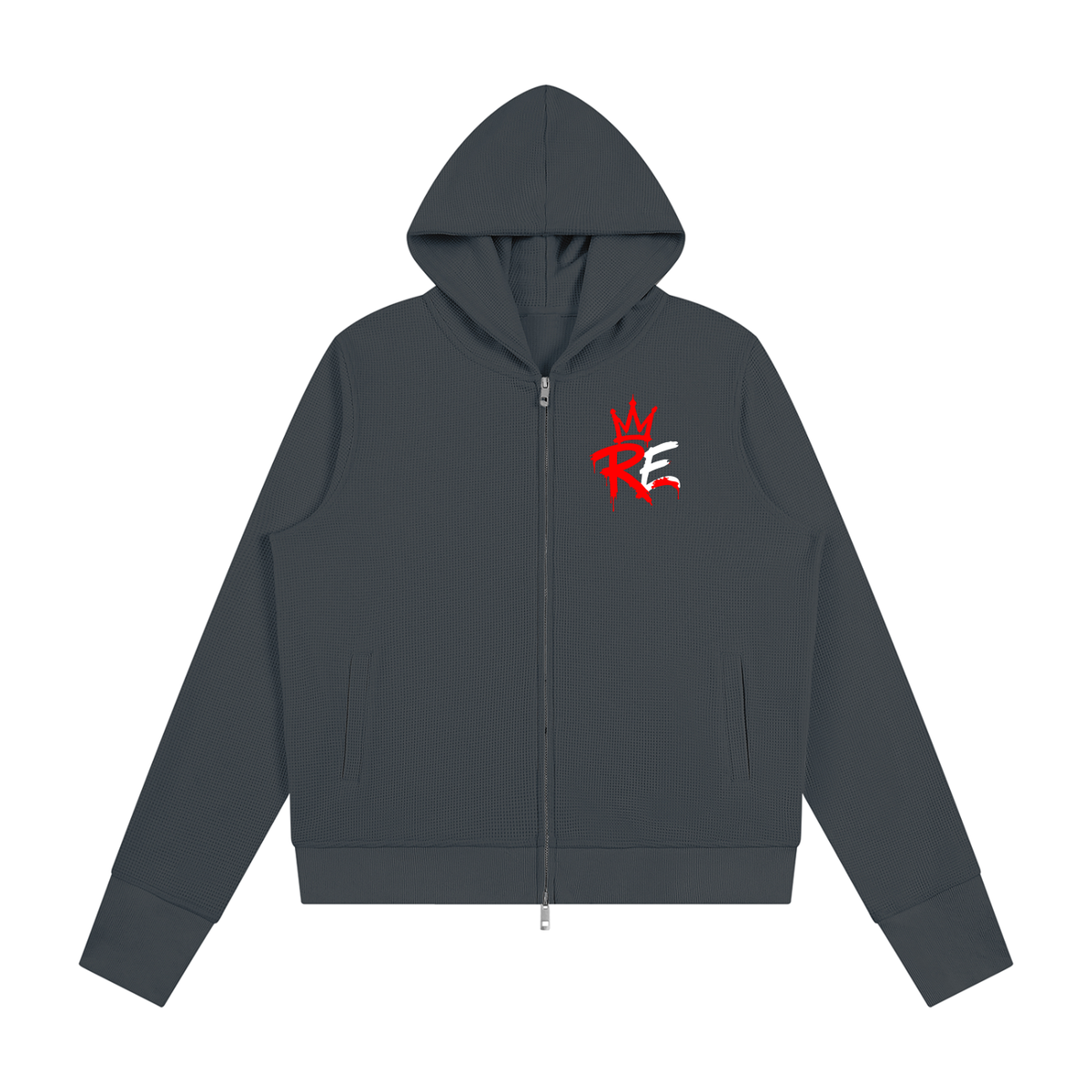 Rhyno Elite Crown RE Women’s Waffle Full-Zip Hoodie