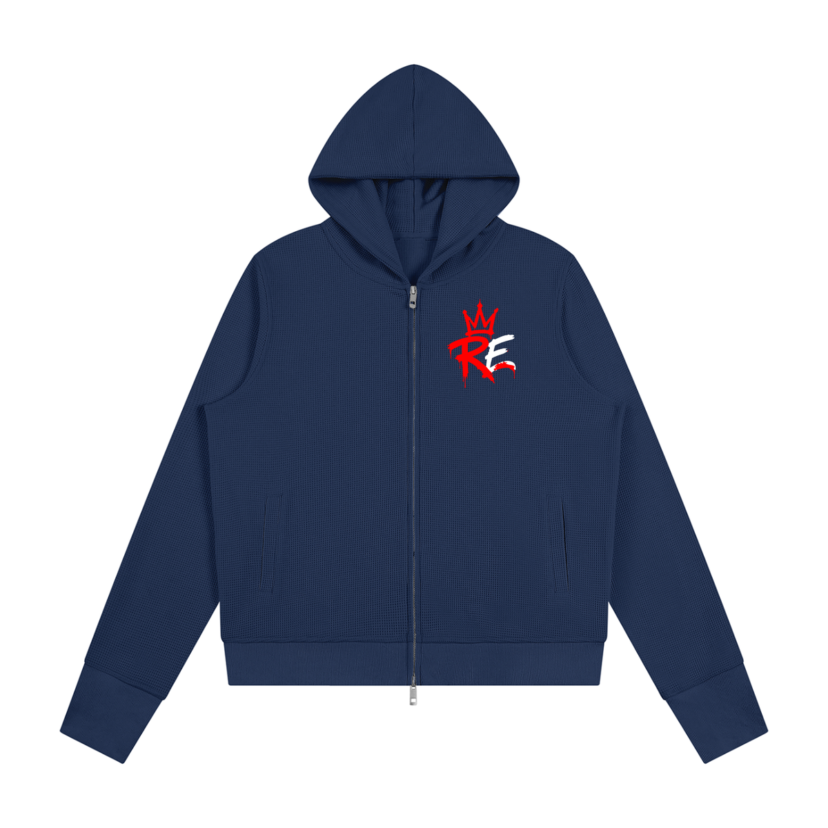 Rhyno Elite Crown RE Women’s Waffle Full-Zip Hoodie