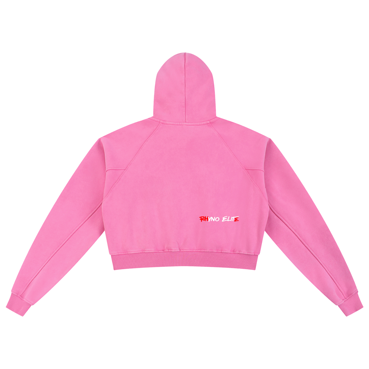 Rhyno Elite Crown RE Snow Washed Cropped Hoodie