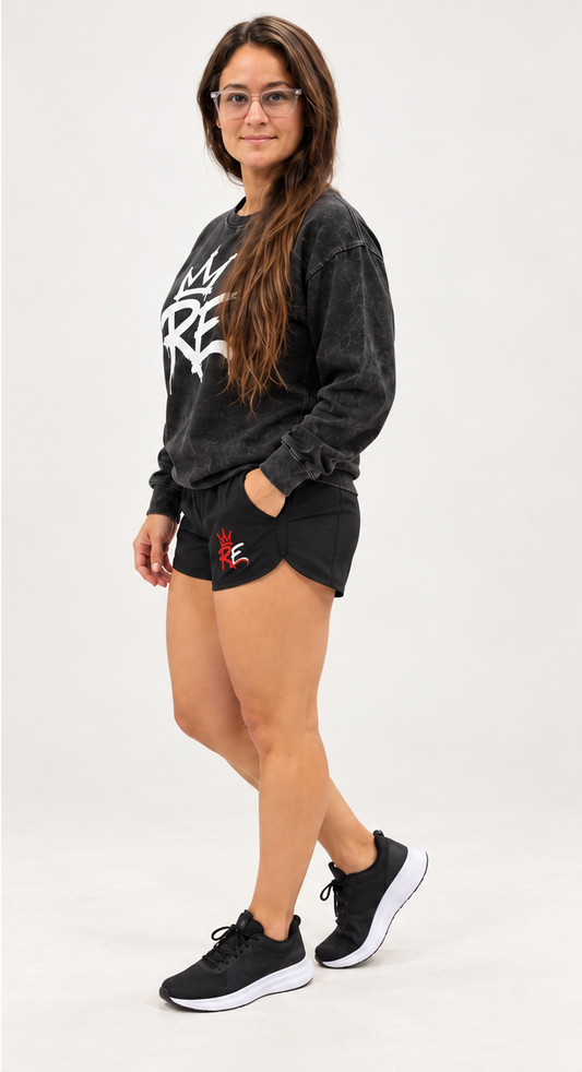 Rhyno Elite Crown RE Women’s High-Rise Yoga Shorts
