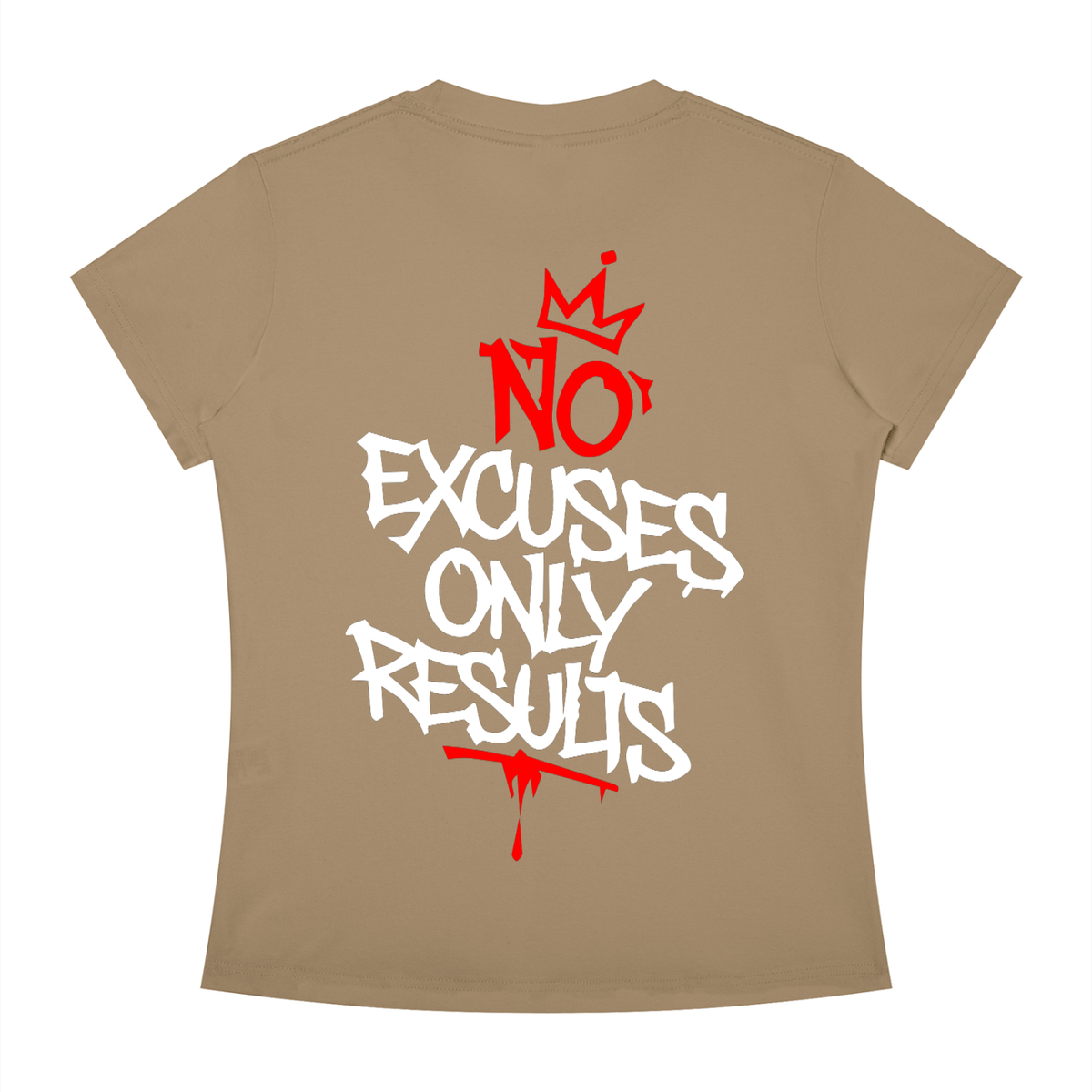 Rhyno Elite RE Crown No Excuses Women’s Slim Fit Crewneck T-Shirt