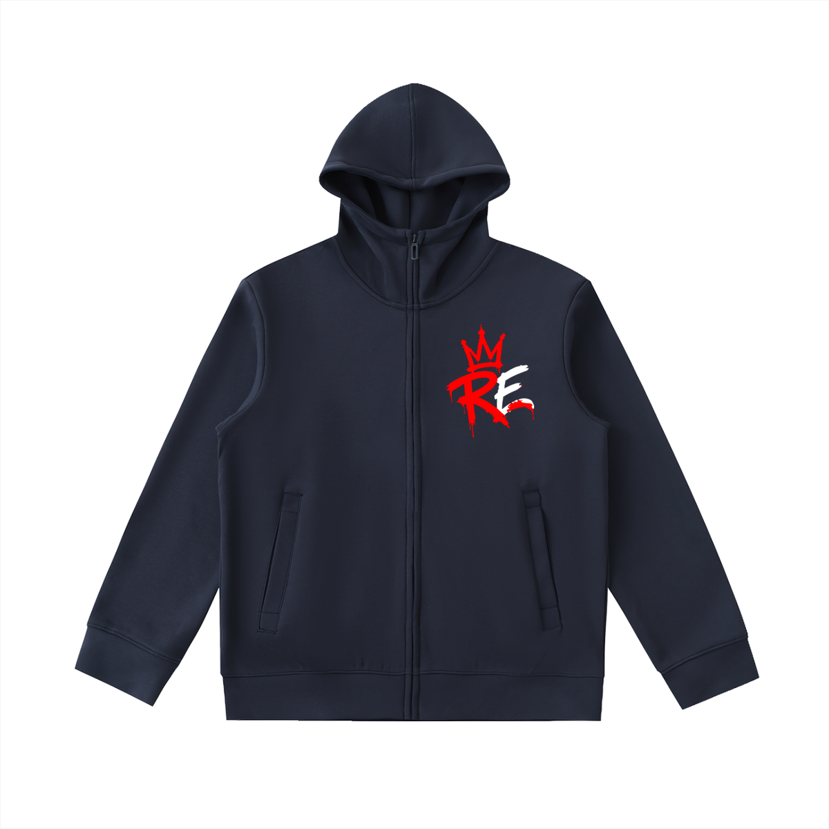 Rhyno Elite RE Crown Heavyweight High Neck Zip-Up Hoodie